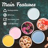 MATICAN Paper Ice Cream Cups with Lids, 40-Pack 325ml Soup