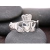 BJC® Sterling Silver Ladies Dress Claddagh Ring Size G -