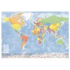 Giant World Map in spanish language (39 X 55) with