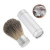 Beavorty 3pcs Shaving Brush with Aluminum Handle Dense Blaireau Hair