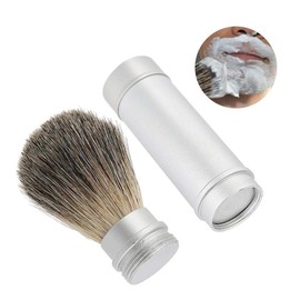 Beavorty 3pcs Shaving Brush with Aluminum Handle Dense Blaireau Hair for Men for Lathering Beard and Hair Shaving Grooming Tool for Daily Use
