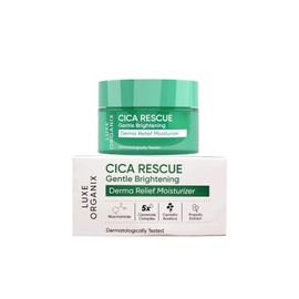 Luxe Organix Cica Rescue Gentle Bright Derma Relief Moisturizer 50g