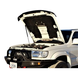 Spiker Engineering Ultimate Hood Lift System for 1996-2002 Toyota 4Runner – Effortless Hood Opening up to 8” Above Stock Height – Premium Quality Gloss Black USA-Made Components - Complete Kit