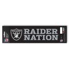 Fanmats 61389: Las Vegas Raiders 2 Piece Team Slogan Decal