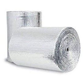 Bubble Insulation Heat Reflective Double Foil Radiant Barrier 2ft x 5ft 10sqft