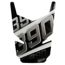 BIKE-label Tank Pad 3D Silver Stripes Tank Protector Suitable for KTM-390 Duke 502543