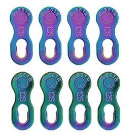 VGEBY Bicycle Chain Links, Steel, Colourful, Missing Link Connector, 12 Speed Bicycle Chain Lock for Bicycle Chains