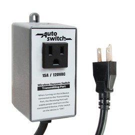 O'SKOOL Wireless Electrical Outlet Switch, 433M Transmitter 120V Plug(Receiver Switch Not Included)