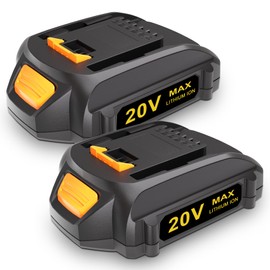 KUNLUN 2 Packs 3.5Ah Batteries Compatible for Worx Battery 20V Power Share Battery for WA3520 WA3525 WA3575 WG151s WG251s WG540s WG545s WG890 WG891 for Worx 20V Cordless Power Tools Batteries