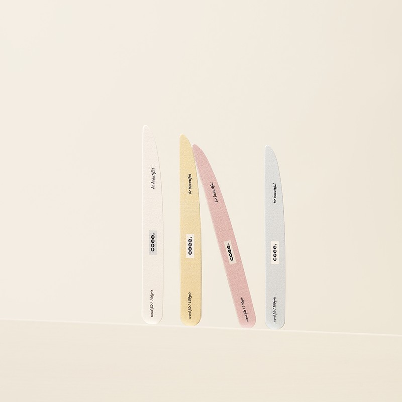 Koi Full Color Long-Lasting Korean Double-Sided Nail File 180 Grit,