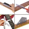 16PCs Guitar Diy Tools Fret File Crowning, Fret Rocker, Fret
