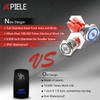 APIELE Rock Lights Switch, ON Off Rocker Toggle Push Button