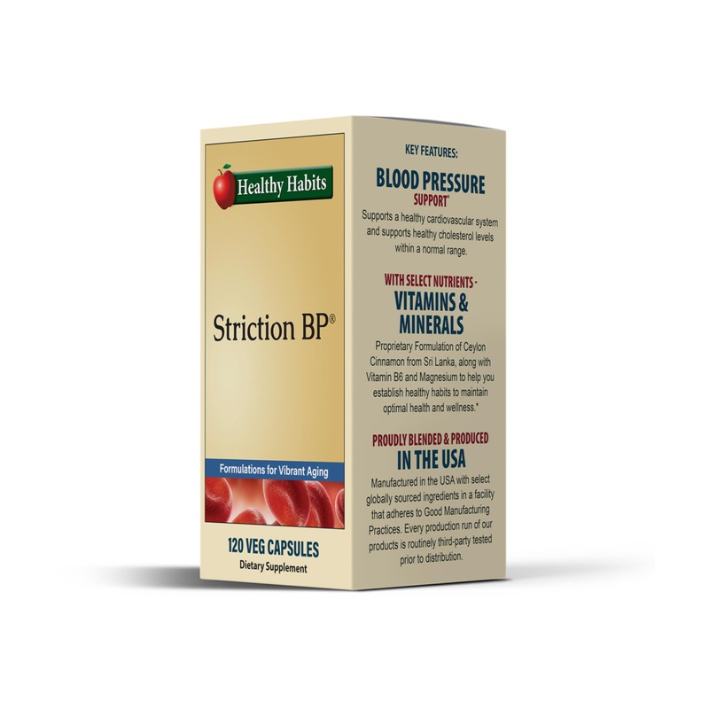 Healthy Habits StrictionBP Box 120 Veg Capsules
