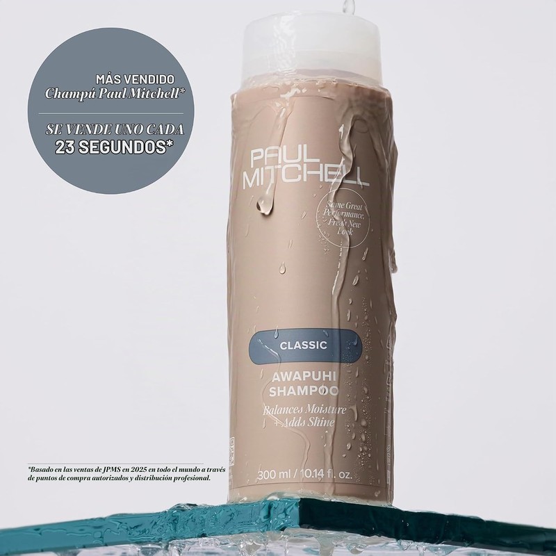 Paul Mitchell Awapuhi Champú, Equilibra la Hidratación y Aporta Brillo,