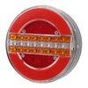 LED Round Trailer Tail Light 1200LM Stop Brake Turn Reverse