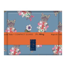 (Higuchiyuko Planned Product) Ellis Compact Guard, 11.4 inches (29 cm) (For Many Nights), Includes Feathers, 15 Sheets x 3 Pieces (Bulk Purchase)