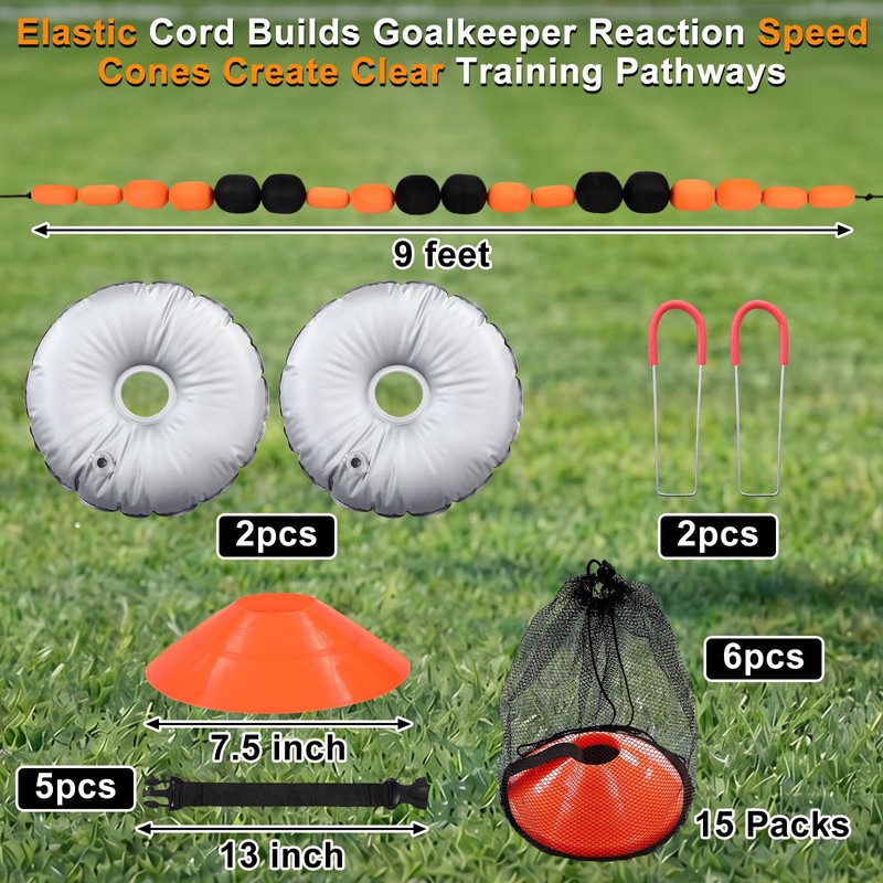 Outus 9 ft Soccer Goalkeeper Deflection Equipment Goalkeeper Training Equipment