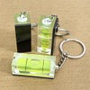 SIZIKJXGHWYI 2Pcs Magnetic Bubble Levels 15x15x40mm Key Ring Style Magnet