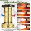 SpringSpray 2" NPSH Fire Hose Nozzle Brass Fire Equipment Heavy