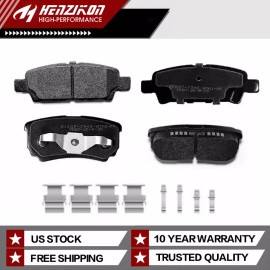 Henzikon Rear Ceramic Brake Pads For Mitsubishi Lancer Jeep Patriot Compass Dodge Caliber