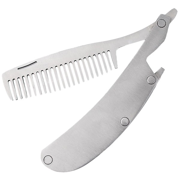 1 x Folding Comb, Beard Comb, Men's Pocket Comb, Moustache
