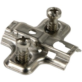 Silverline Lazy Susan 135Deg Hinge Face Frame Plate for Corner Connect Kitchen  - Euro Type w/ Euro Screws, H=4