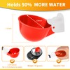 Chicken Water Cups 12pcs - Automatic Filling Waterer Feeder, Gravity