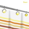 Sunlit Round Crystal Glass Decorative Shower Curtain Hooks, Rust Proof