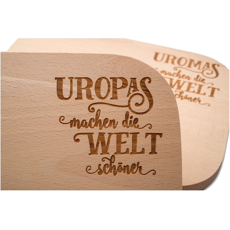 Breakfast board with engraving, perfect gift idea for Urope