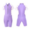 Fitcue Girls Wetsuit for Girls 2.5mm Front Zipper Shorty Wet