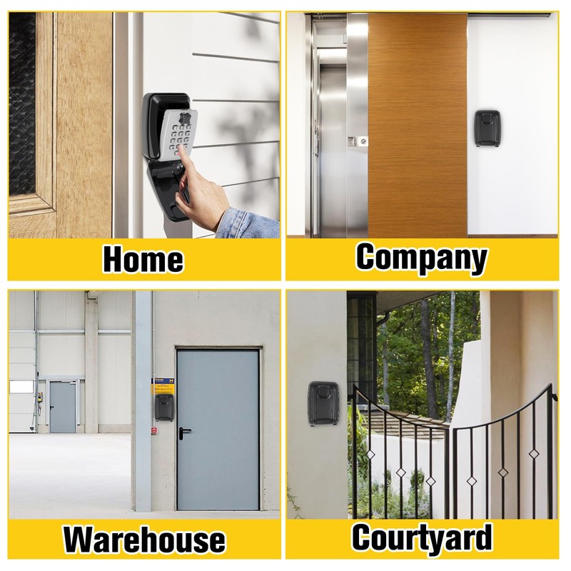 Key Safe Wall Mounted Outdoor, Police Approved Secure Key Lock