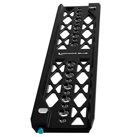 KONDOR BLUE 12" ARRI Lightweight Dovetail Plate | Balances Heavy Equipment | Sliding Dovetail Design | Stopper Screw and Safety Latch | 1/4"-20 and 3/8"-16 Threads