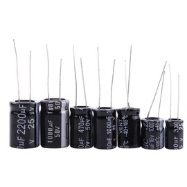 25 Werte X 5pcs = 125pcs Elektrolyt Kondensator Sortiment Kit Low Voltage 1uf-2200uf Für Elektronische Diy