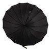Large Umbrella Automatic Open 16 Ribs Waterproof with Cover Long