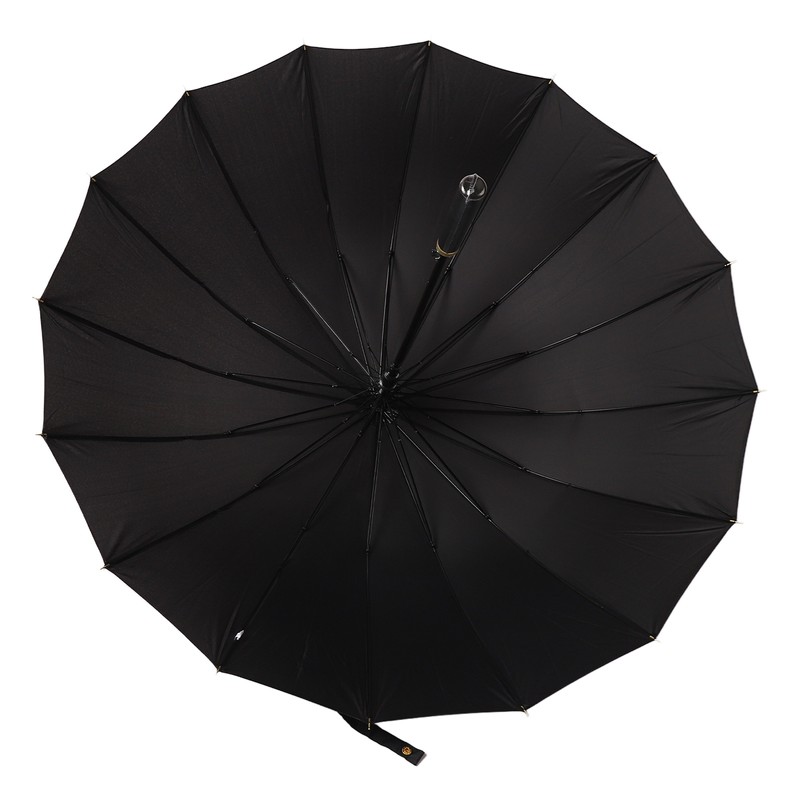 Large Umbrella Automatic Open 16 Ribs Waterproof with Cover Long