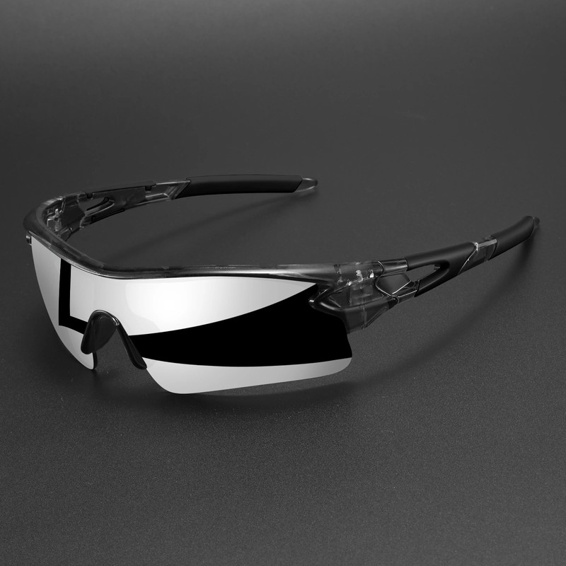UV400 Polarized Sports Sunglasses for Cycling – Lightweight Wraparound Eyewear