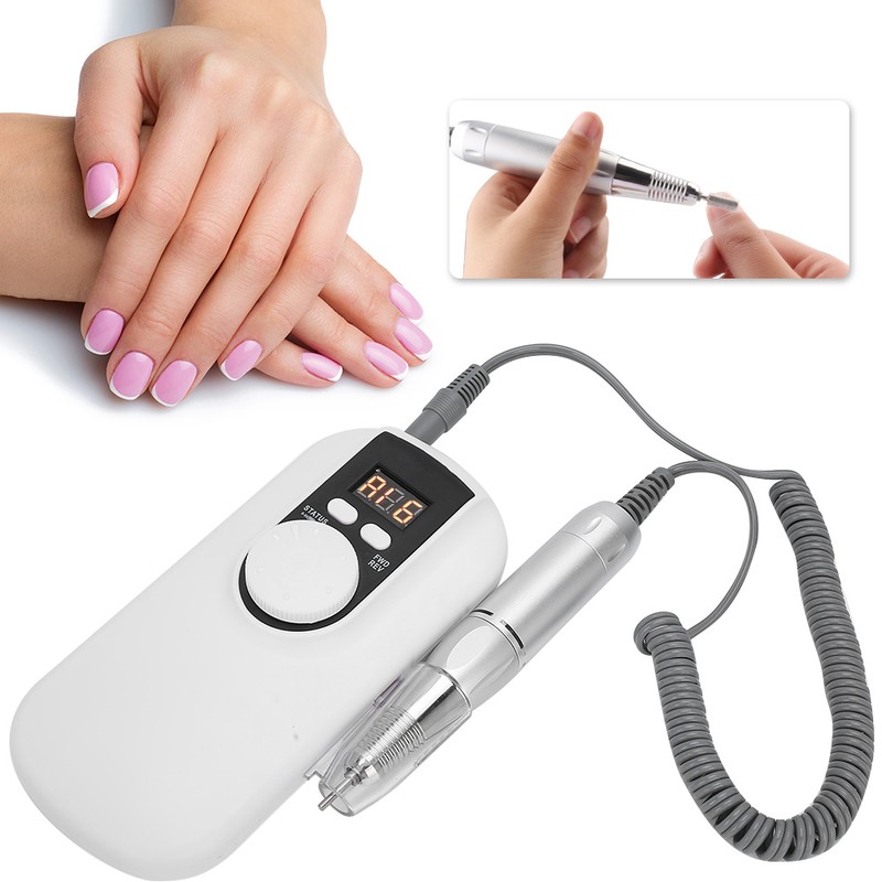 35000RPM Portable Nail Drill Machine Electric Nail Grinding Polisher Manicure