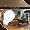 Satco S3950 A19 Incandescent Bulb, 25W, 130V, Frosted Finish, 180