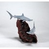 Hammerhead Shark Duo Sculpture by John Perry 7 in long