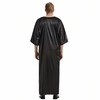 Musuly Men's Kaftan - Traditional Thobe Abaya Djellaba, black
