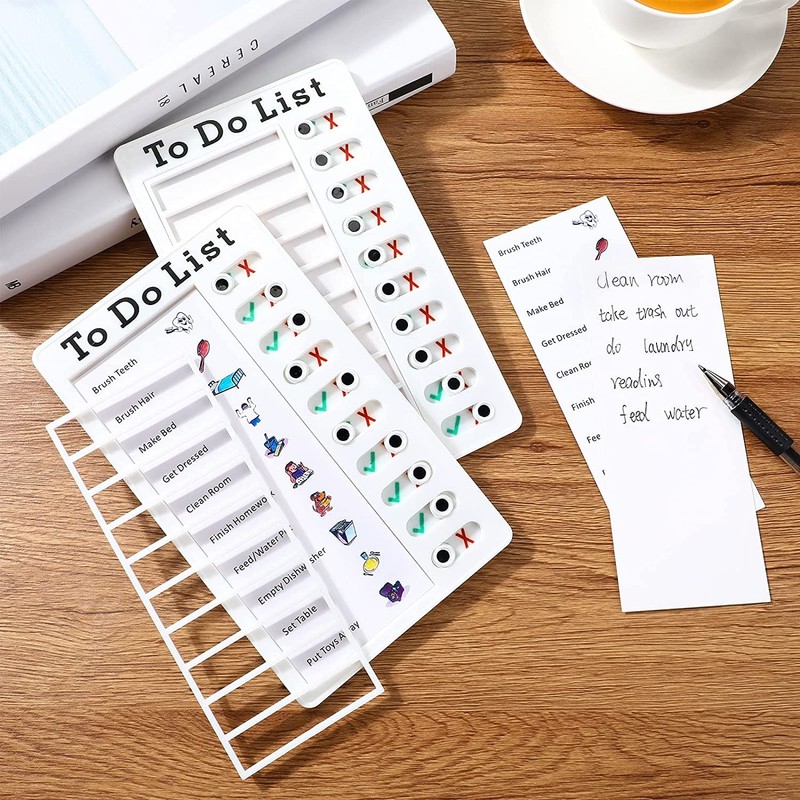 MEISO 2 Pack To Do List Checklist Board, Chore Chart