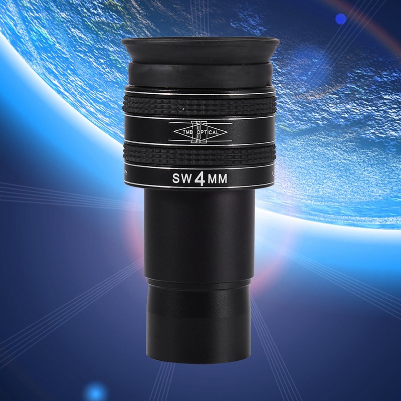 Black 4mm 1.25" 58 Degree Planetary Deep Sky Objects Eyepiece
