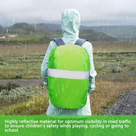 DAWRIS Waterproof Backpack Rain Cover with Reflective, High Visibility Foldable Ultralight Dust and Rain Cover Rucksack for Hiking Camping Touring Cycling