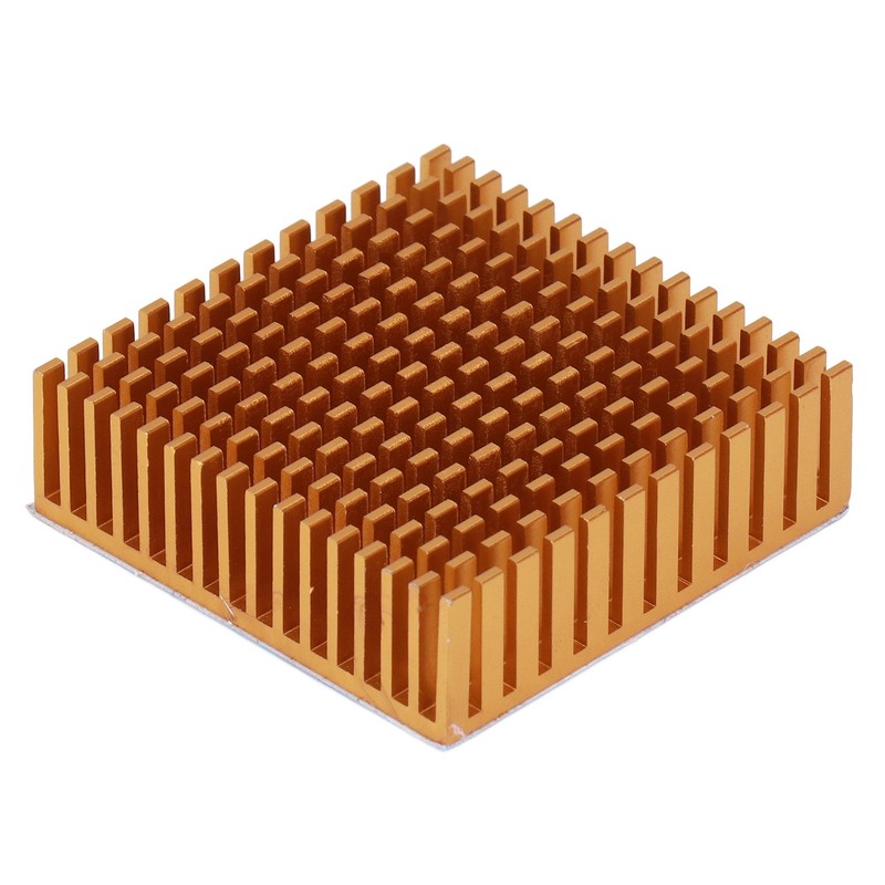 8Pcs Cooling Fins Aluminum Alloy Power Radiator Slotted Heatsink for
