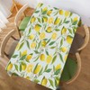 Walmsco Tablecloth Green Leaves Yellow Lemon Decor For Dining Room