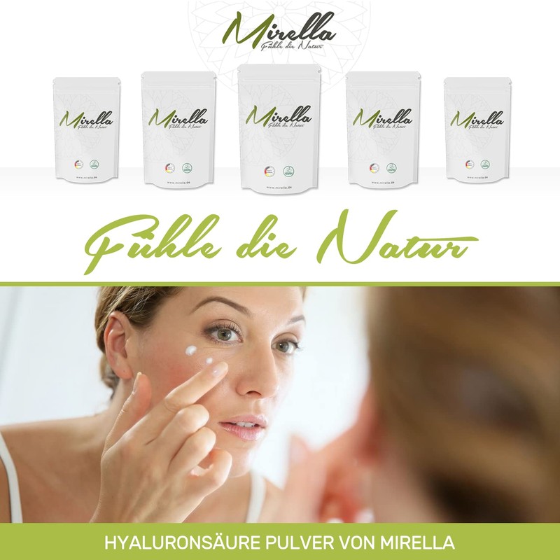 Pharmasports Mirella 15 g Vegan Hyaluronic Acid Powder Pure Trio