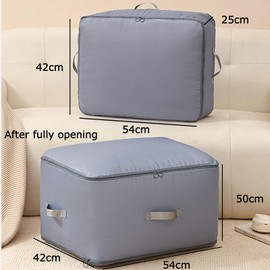 Compression Packing Cubes Ultra Space Saving Self Compression Organizer Self Compression Organiser Compression Organiser Grey Compressible Cotton Quilt and Clothing 54 42 25cm