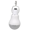 LED Solar Bulb Light Portable ABS and PC 150LM White