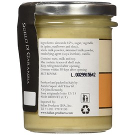 Vincente Sicilian Cream of Almonds Nut Spread, 7.05 Ounce