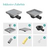 EMKE Drain Fitting Shower Tray, Shower Drain with Siphon Shower